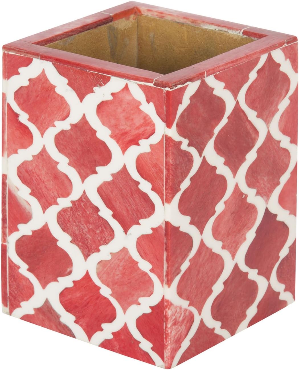 Pen pencil holder moroccan available in Red 3x4 Inch