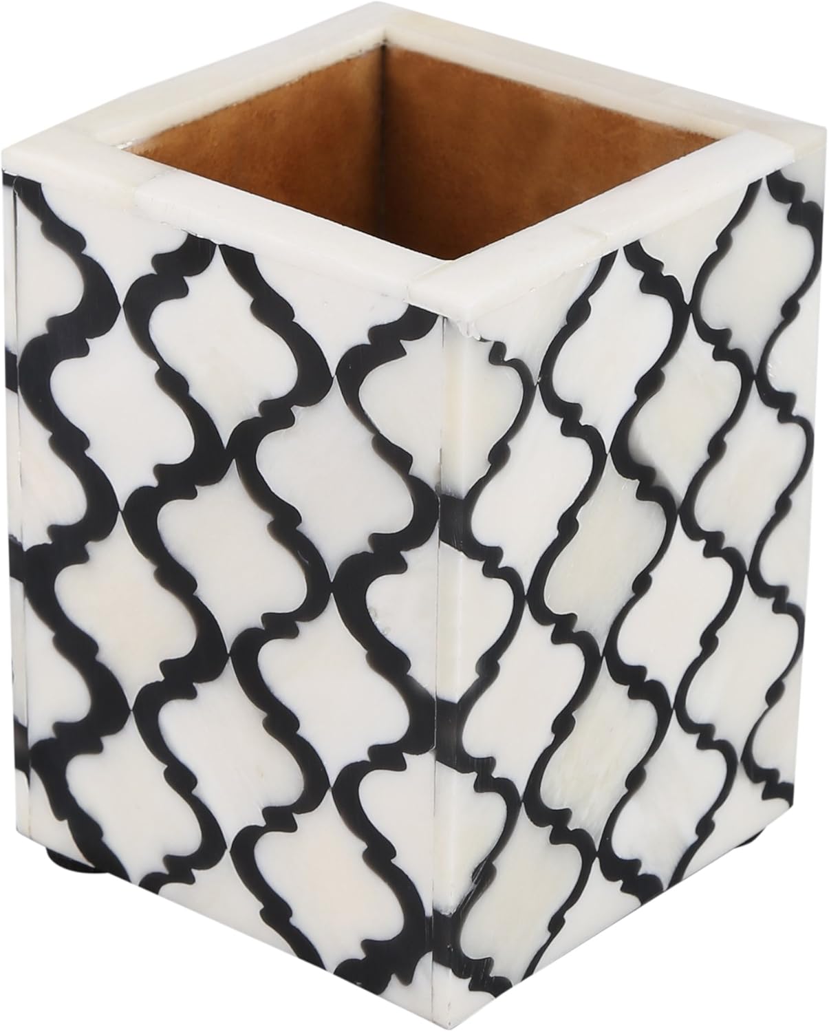 Pen pencil holder moroccan available in Black 3x4 Inch
