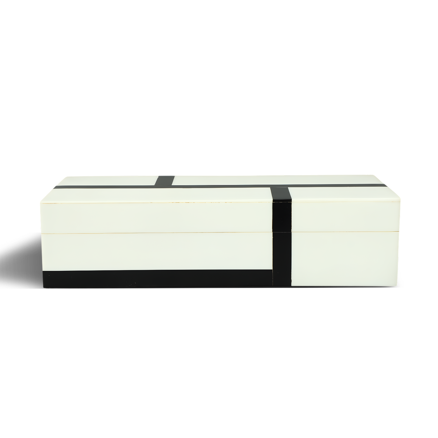 Decorative Storage Boxes Mondrian Collection Resin Inlay, 3 Sizes