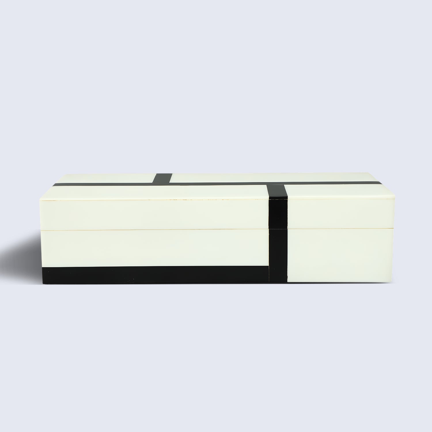 Decorative Storage Boxes Mondrian Collection Resin Inlay, 3 Sizes