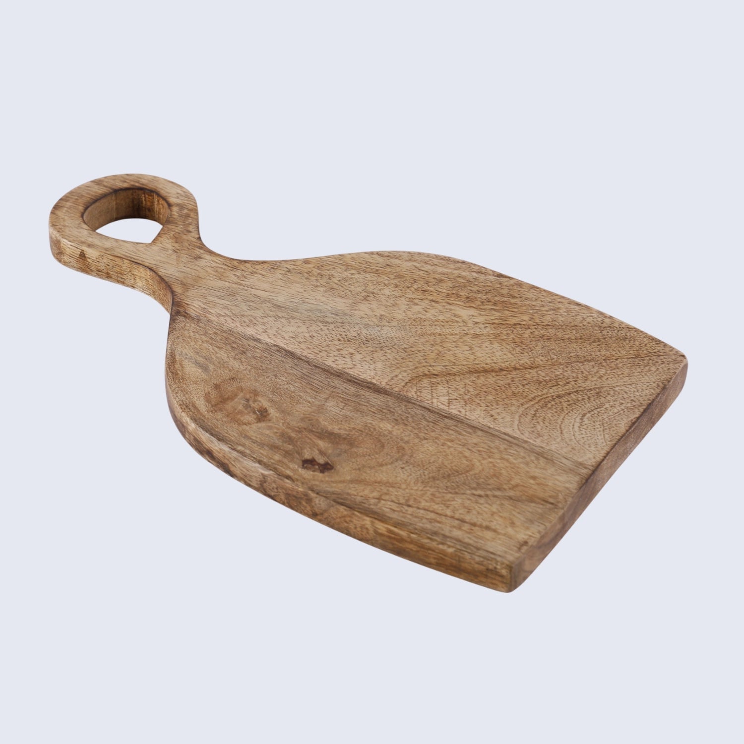 Chopping Board Curved Edge with Arch Handle –Wood, in 11.75x6.75"