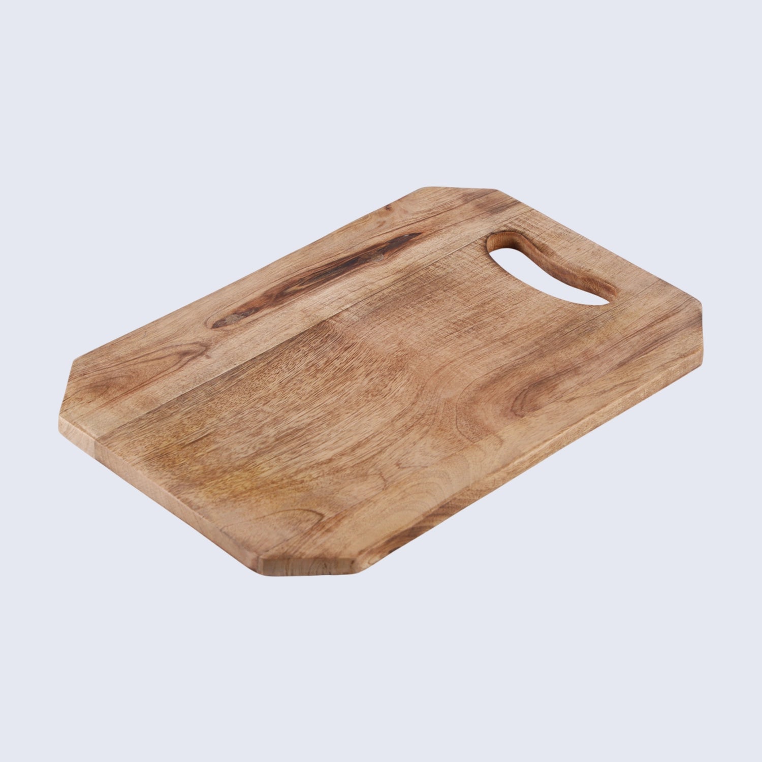 Chopping Board Octagon Corner – Wood, in 15x9.75"