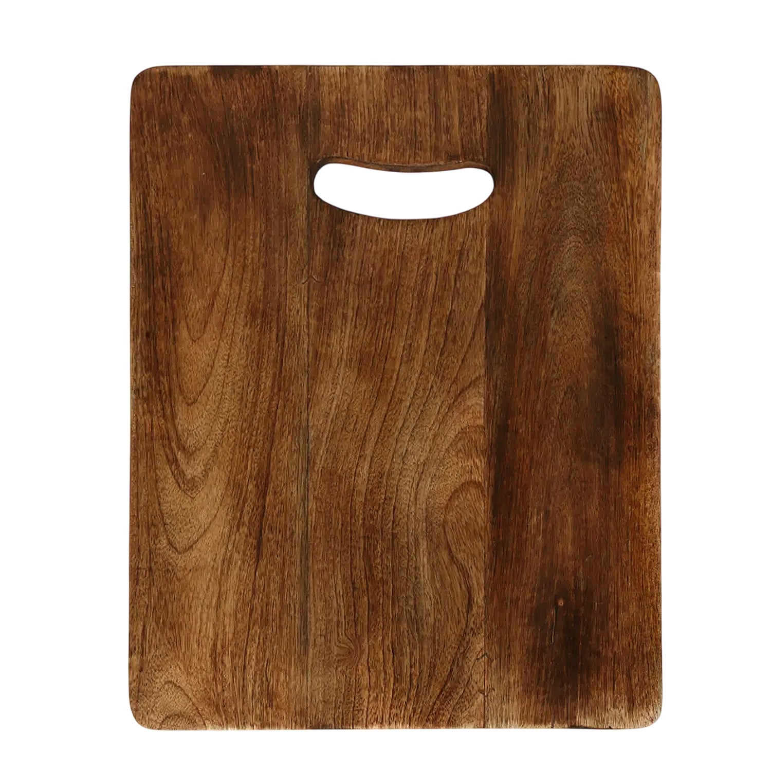 Chopping Board Rectangular with Slot Handle –Wood, in 15x12"