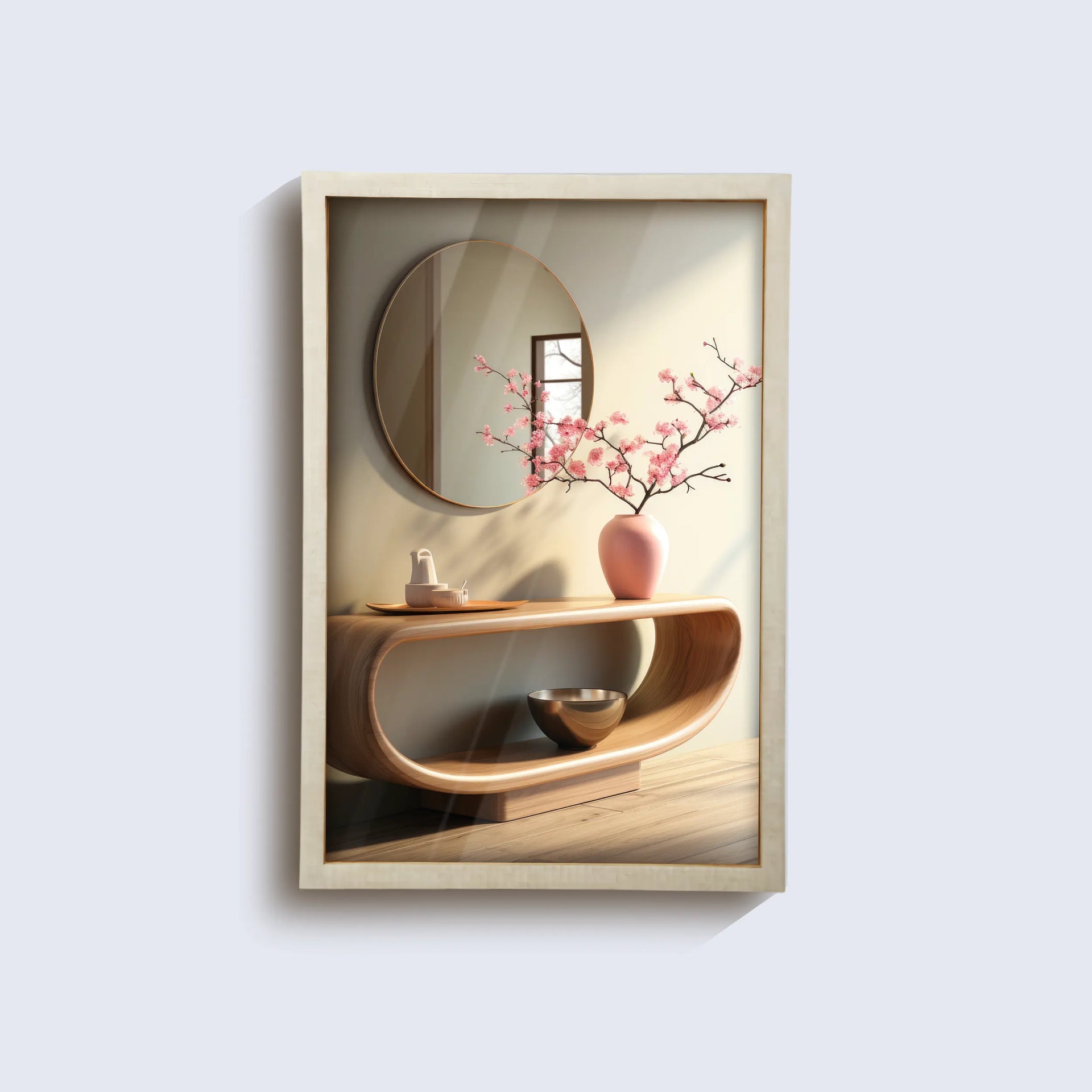 make to order light peach pattern rectangular mirror with checkered resin inlay collection 38x25 inches