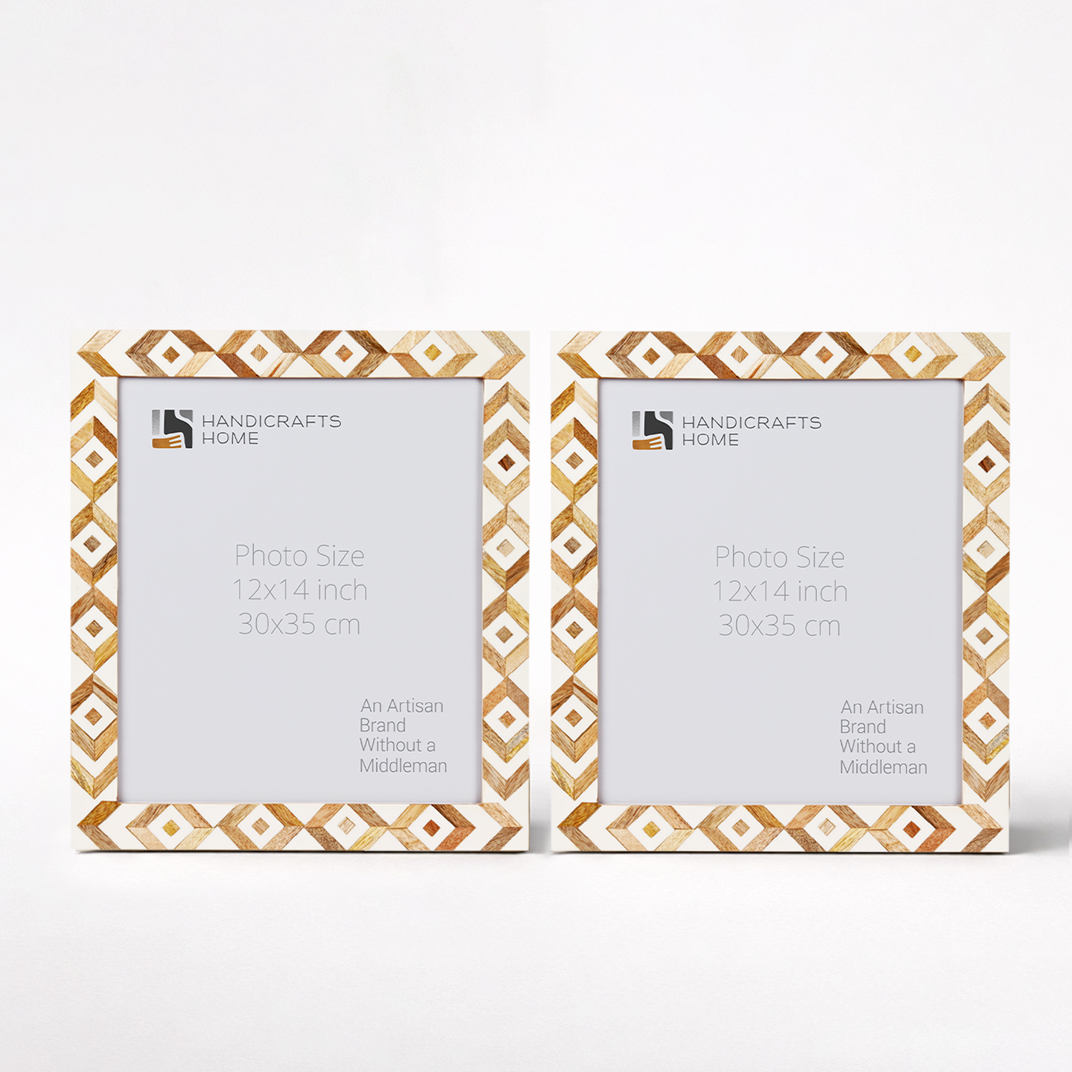 Poster Frames Marquet Array Resin Inlay Collection, 2 Sizes (Pack of 2)