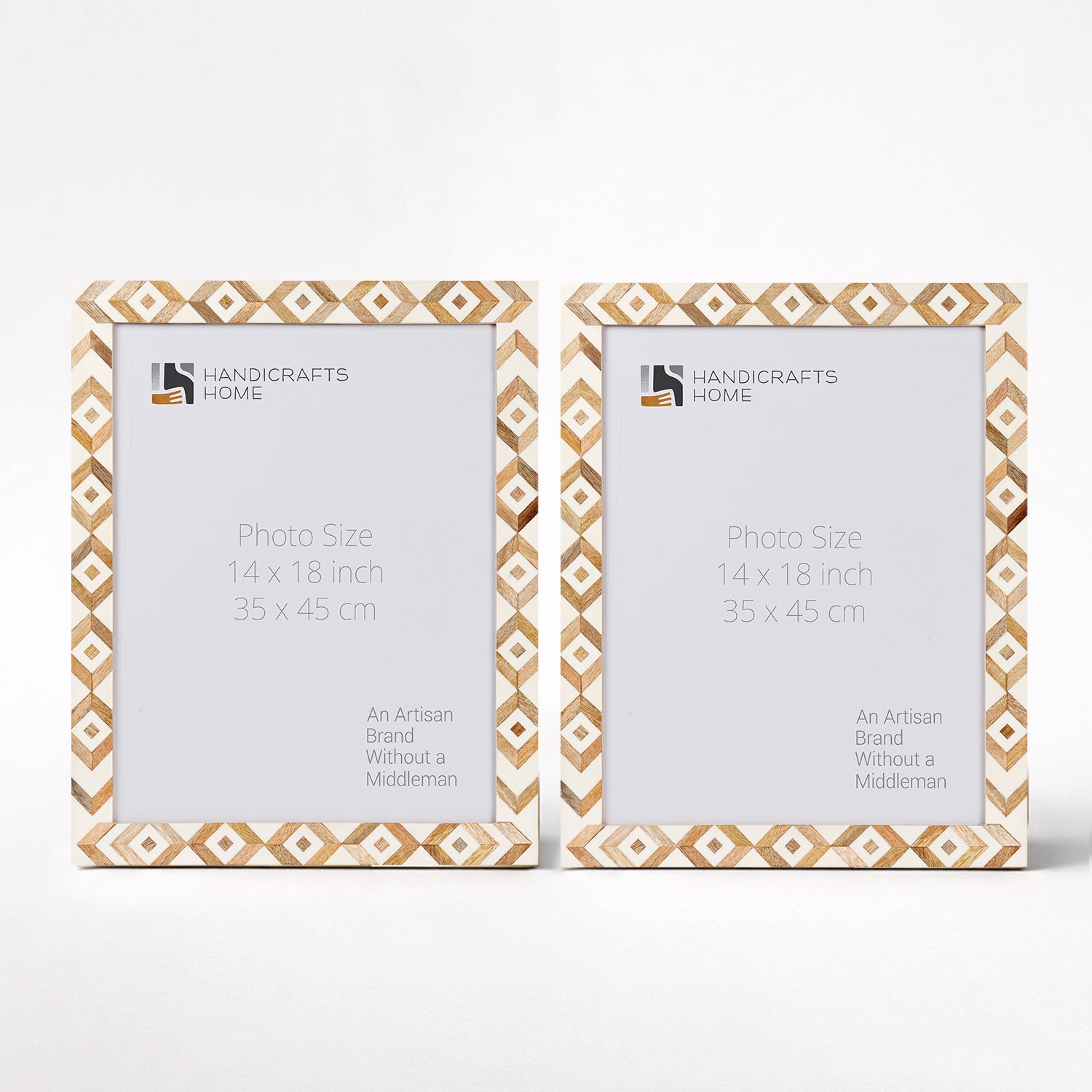 Poster Frames Marquet Array Resin Inlay Collection, 2 Sizes (Pack of 2)