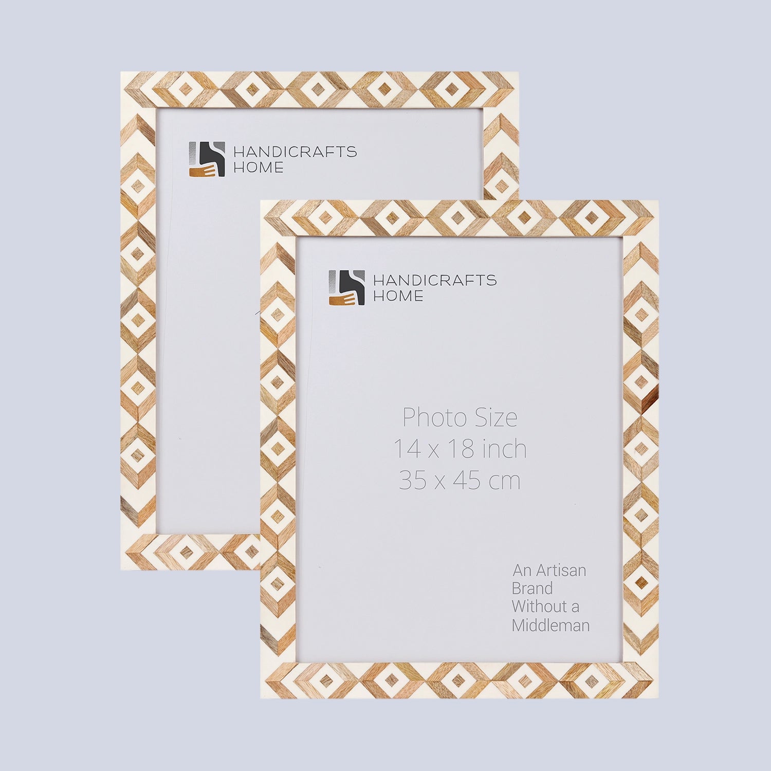 Poster Frames Marquet Array Resin Inlay, 3 Sizes, Pack of 2