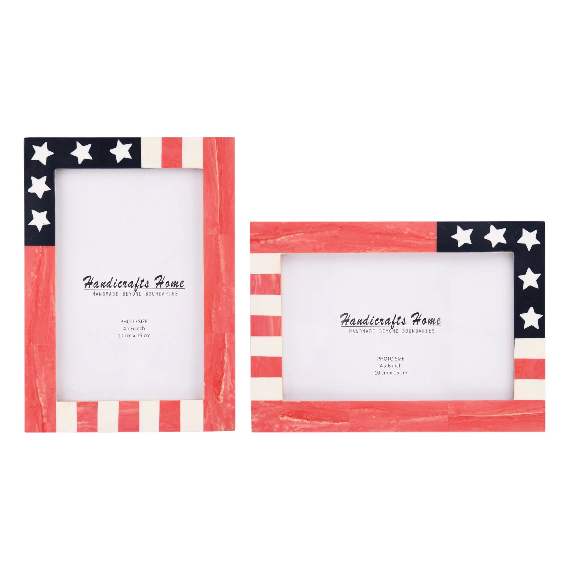 American Flag Manhattan-Patriot Picture Frames Set of 2