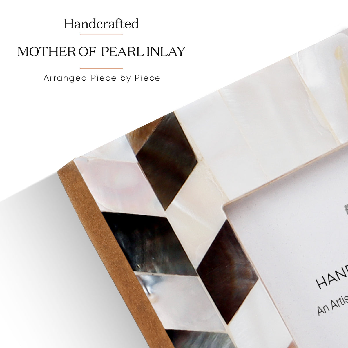 Mother of Pearl Picture Frame | Pearlescent Barley | 4x6 5x7 8x10