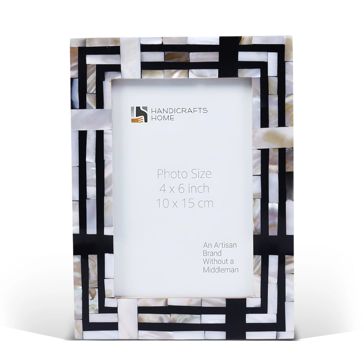 Pearlescent Picture Frames | Black & Shell | 4x6 5x7 8x10