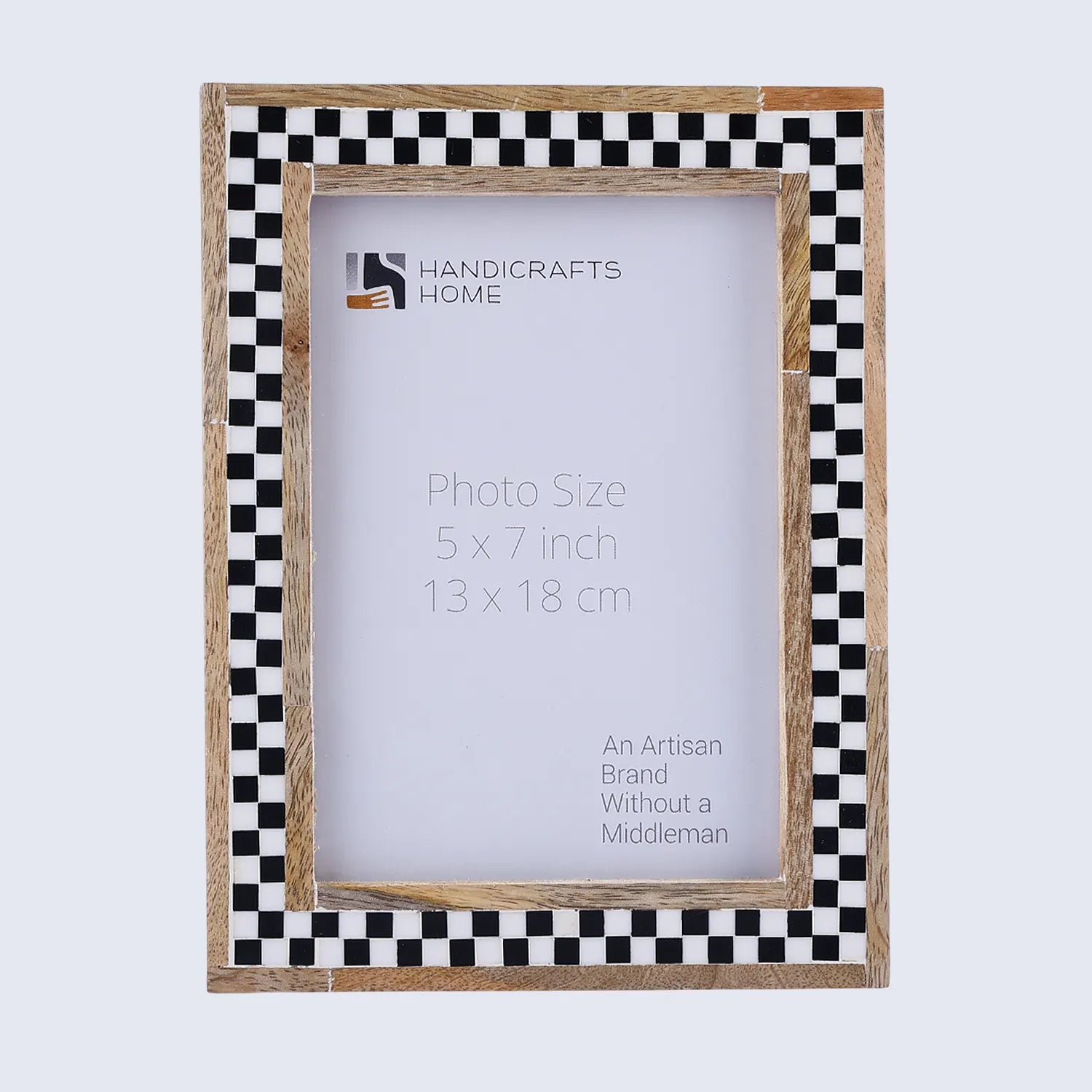 Picture Frame Chessboard Collection Bone Inlay Brown 4x6 & 5x7