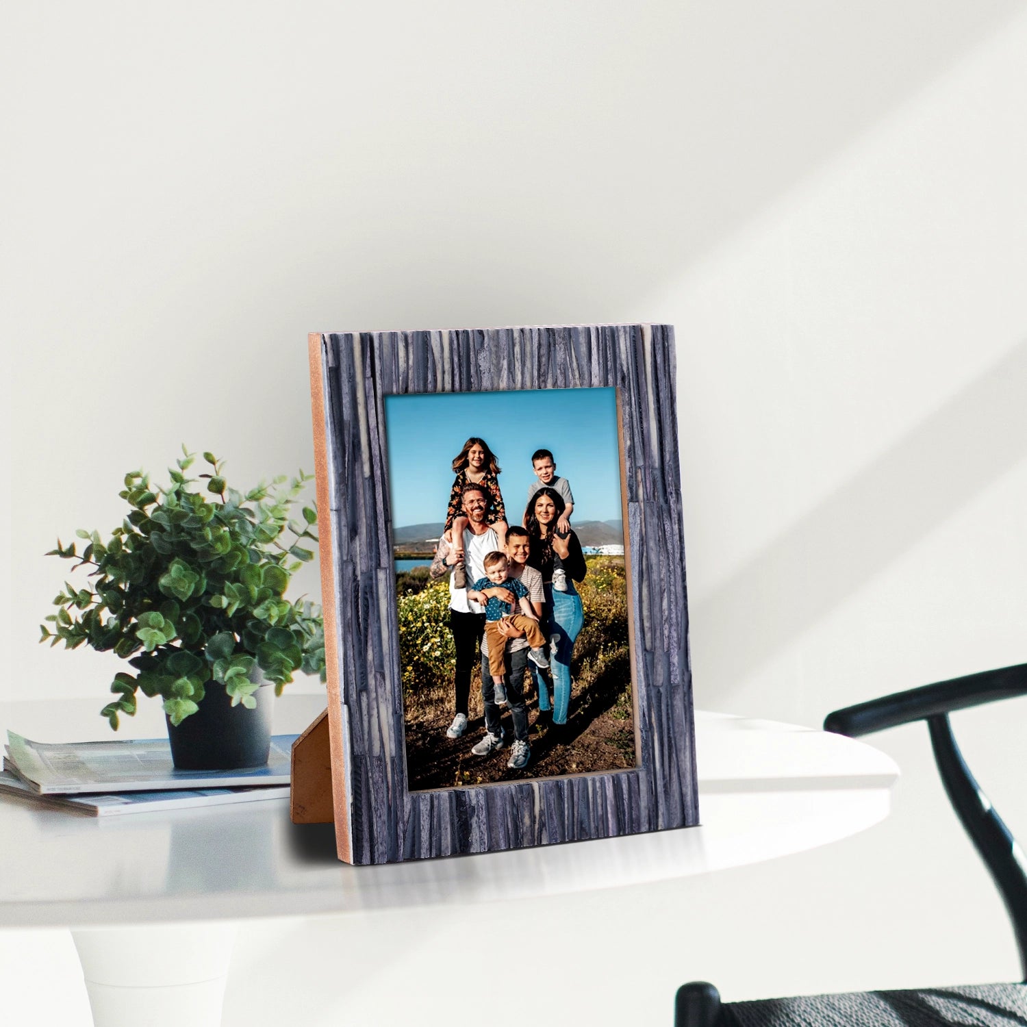 Picture Frame Koyala Kachcha Collection Bone Inlay Multi Color 4x6 5x7 8x10"