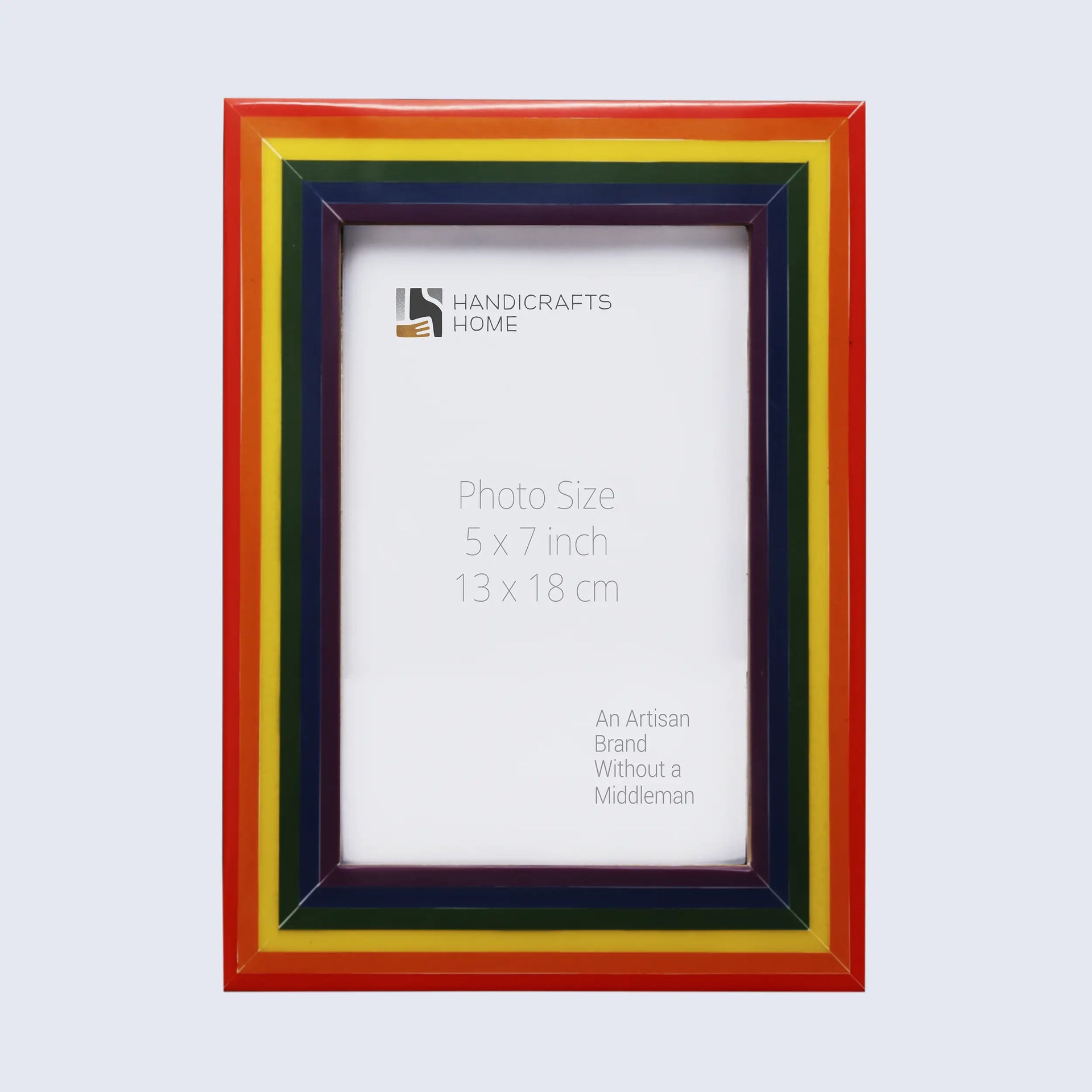 Picture Frame Spectrum Pride Collection Resin Inlay Multi-Color – 4x6, 5x7 & 8x10