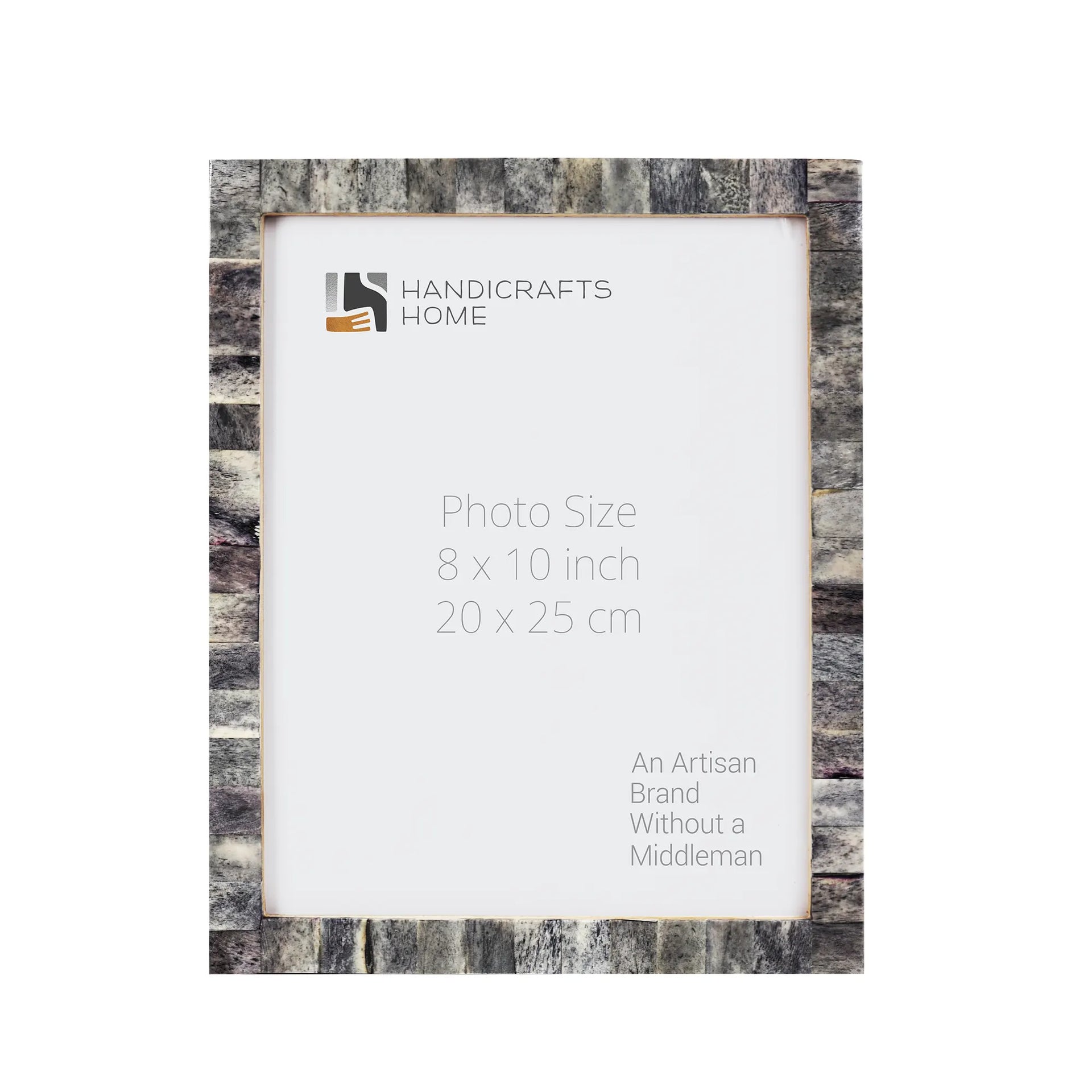 Grey Picture Frames | Classic Bone Inlay | 4x6 5x7 8x10