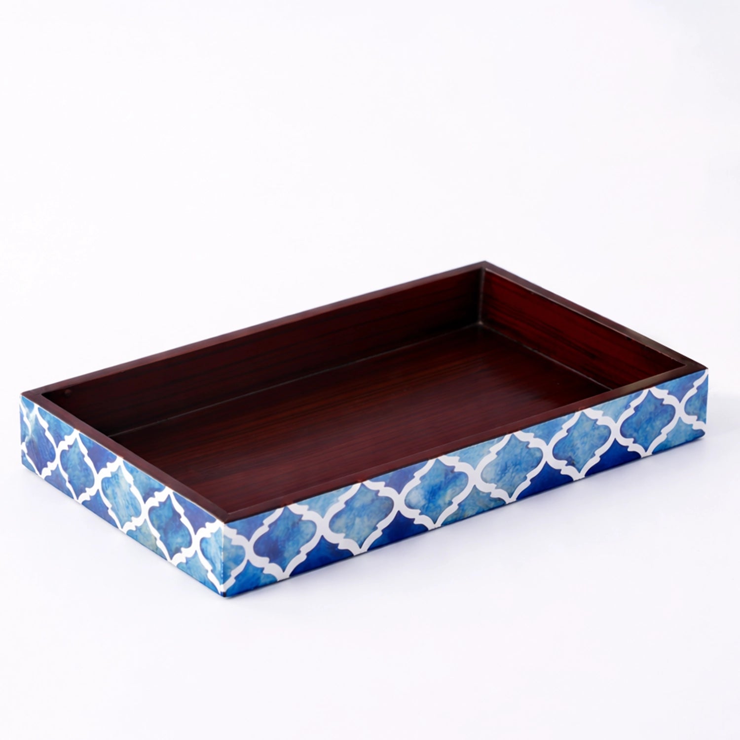 Moroccan Bone Inlay Vanity Decorative Bathroom Tray 10x6