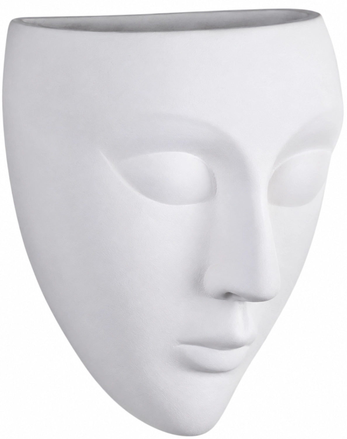 Ceramic Vase For Mystiface Modern Small, White Flower Vase - Mystiface